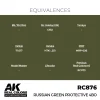 AK Interactive - Real Colors: Russian Green Protective 4BO 17 ml. - RC876