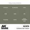 5568336322-1 AK Interactive - Real Colors: Russian Grey Green 17 ml. - RC879