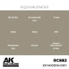 AK Interactive - Real Colors: IDF Modern Grey 17 ml. - RC882