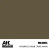 5568336360 AK Interactive – Real Colors: No.9/No.22 Olive Drab (WWII) 17 ml. – RC883 - AK Interactive - Ludik Vault