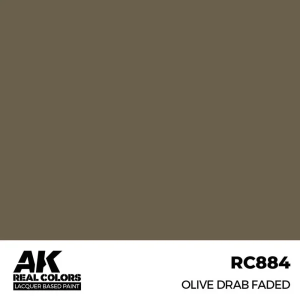 5568336377 AK Interactive – Real Colors: Olive Drab Faded 17 ml. – RC884 - AK Interactive - Ludik Vault