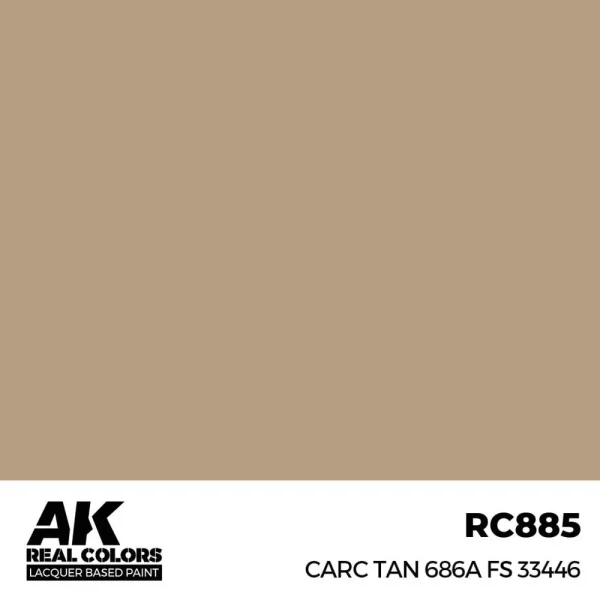 5568336384 AK Interactive – Real Colors: CARC Tan 686A FS 33446 17 ml. – RC885 - AK Interactive - Ludik Vault