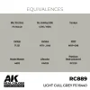 AK Interactive - Real Colors: Light Gull Grey FS 16440 17 ml. - RC889