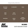 AK Interactive - Real Colors: Earth Brown FS 30099 17 ml. - RC892