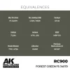 5568336537-1 AK Interactive - Real Colors: Forest Green FS 34079 17 ml. - RC900
