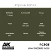 5568336568-1 AK Interactive - Real Colors: USMC Green FS 34095 17 ml. - RC903