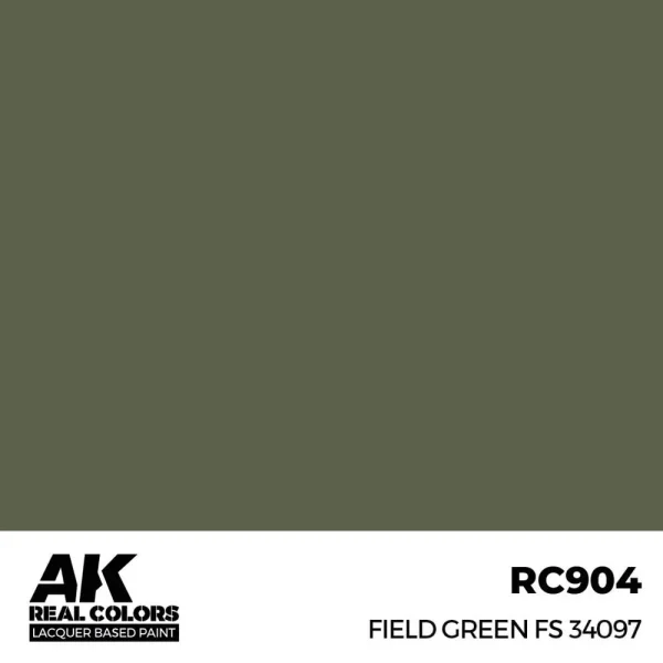 5568336575 AK Interactive – Real Colors: Field Green FS 34097 17 ml. – RC904 - AK Interactive - Ludik Vault