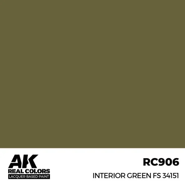 5568336599 AK Interactive – Real Colors: Interior Green FS 34151 17 ml. – RC906 - AK Interactive - Ludik Vault