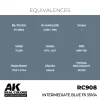 5568336612-1 AK Interactive - Real Colors: Intermediate Blue FS 35164 17 ml. - RC908