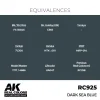 5568336780-1 AK Interactive - Real Colors: Dark Sea Blue 17 ml. - RC925