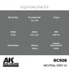 AK Interactive - Real Colors: Neutral Grey 43 17 ml. - RC928