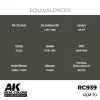 5568336926-1 AK Interactive - Real Colors: RLM 70 17 ml. - RC939
