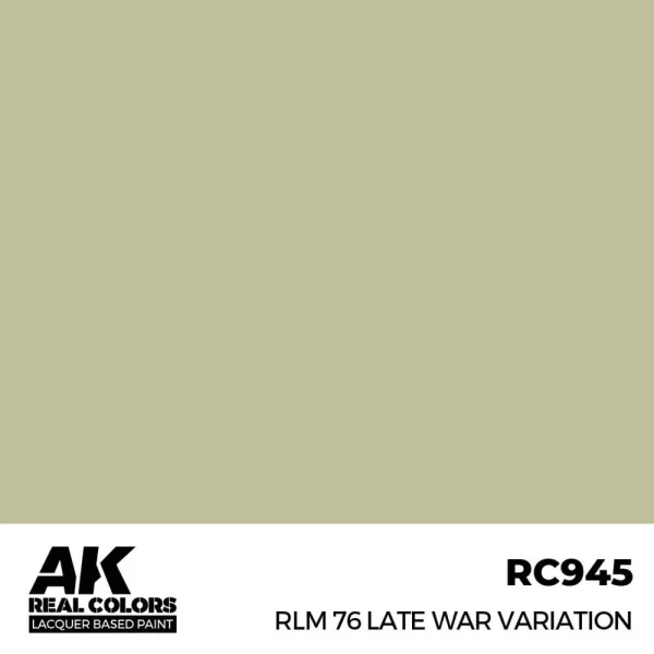 AK Interactive – Real Colors: RLM 76 Late War Variation 17 ml. – RC945 - AK Interactive - Ludik Vault