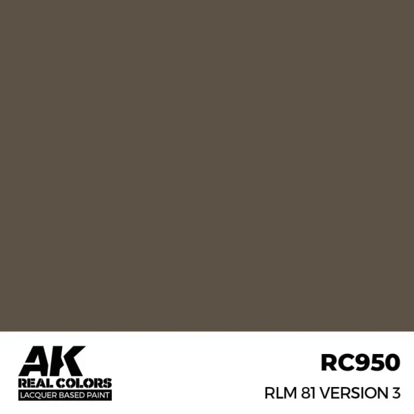 AK Interactive – Real Colors: RLM 81 Version 3 17 ml. – RC950 - AK Interactive - Ludik Vault