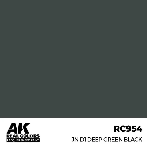 5568337077 AK Interactive – Real Colors: IJN D1 Deep Green Black 17 ml. – RC954 - AK Interactive - Ludik Vault