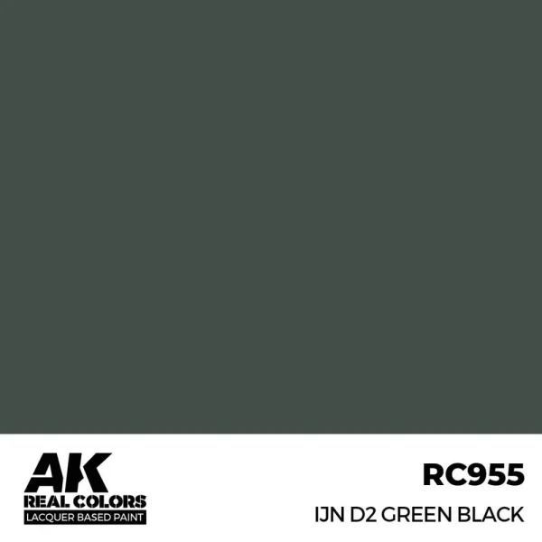 5568337084 AK Interactive – Real Colors: IJN D2 Green Black 17 ml. – RC955 - AK Interactive - Ludik Vault