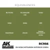 5568337091-1 AK Interactive - Real Colors: IJN M3 (M) MITSUBISHI Interior Green 17 ml. - RC956