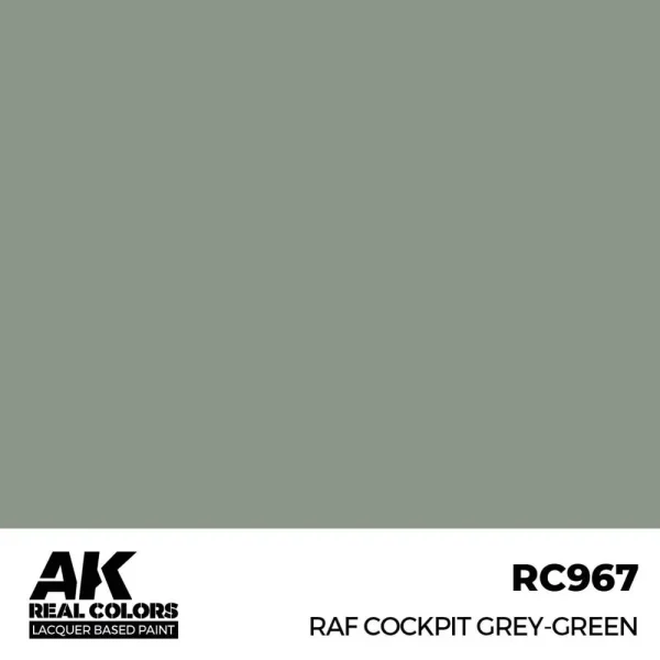 5568337206 AK Interactive – Real Colors: RAF Cockpit Grey-Green 17 ml. – RC967 - AK Interactive - Ludik Vault