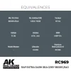 5568337220-1 AK Interactive - Real Colors: RAF Extra Dark Sea Grey BS381C/640 17 ml. - RC969