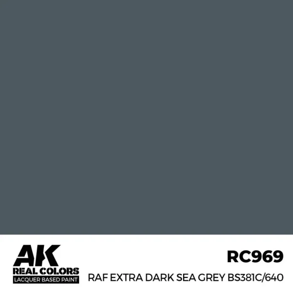 5568337220 AK Interactive – Real Colors: RAF Extra Dark Sea Grey BS381C/640 17 ml. – RC969 - AK Interactive - Ludik Vault