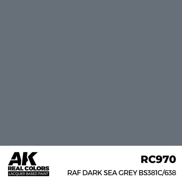 5568337237 AK Interactive – Real Colors: RAF Dark Sea Grey BS381C/638 17 ml. – RC970 - AK Interactive - Ludik Vault