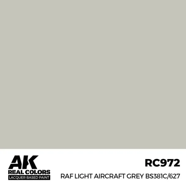 5568337251 AK Interactive – Real Colors: RAF Light Aircraft Grey BS381C/627 17 ml. – RC972 - AK Interactive - Ludik Vault