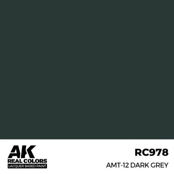 5568337312 AK Interactive – Real Colors: AMT-12 Dark Grey 17 ml. – RC978 - AK Interactive - Ludik Vault