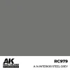 5568337329 AK Interactive – Real Colors: A-14 Interior Steel Grey 17 ml. – RC979 - AK Interactive - Ludik Vault
