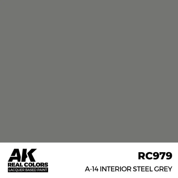 AK Interactive – Real Colors: A-14 Interior Steel Grey 17 ml. – RC979 - AK Interactive - Ludik Vault