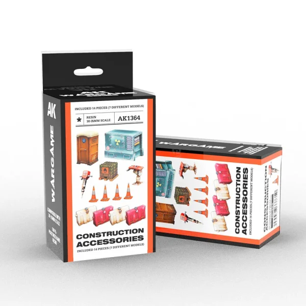 AK Interactive – CONSTRUCTION SET WARGAME (RESIN 30-35MM) – AK1364 - AK Interactive - Ludik Vault