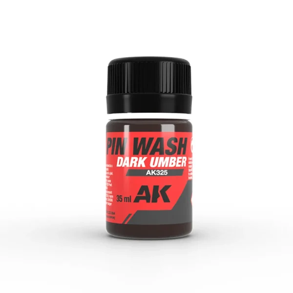 AK Interactive – Dark Umber PIN WASH – AK325 - AK Interactive - Ludik Vault