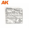 AK Interactive - PZ.KPFW.IV AUSF.D AFRIKA KORPS +5 FIGURES GERMAN TANK CREW AFRIKA KORPS 1/35 - AK35504-B