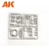 AK Interactive - PZ.KPFW.IV AUSF.D AFRIKA KORPS +5 FIGURES GERMAN TANK CREW AFRIKA KORPS 1/35 - AK35504-B