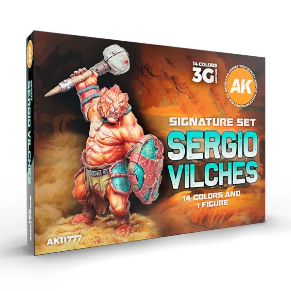 5568337947 AK Interactive – SIGNATURE SET SERGIO VILCHES SET (Miniature Shimbarashe- Yedharo Model included) – AK11777 - AK Interactive - Ludik Vault