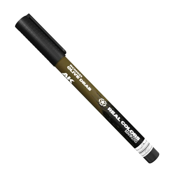5568338463 AK Interactive – Real Colors Markers: OLIVE DRAB – RCM021 - AK Interactive - Ludik Vault