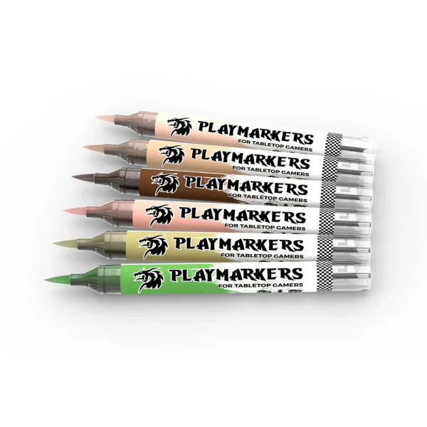 AK Interactive - PLAYMARKERS SET - SKIN & FLESH TONES (6 ref.) - AKM107