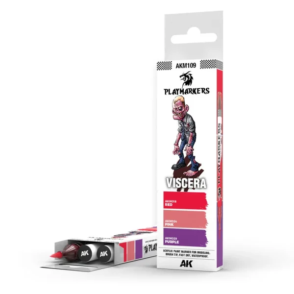 5568338975 AK Interactive – PLAYMARKERS SET – VISCERA (3 ref.) – AKM109 - AK Interactive - Ludik Vault