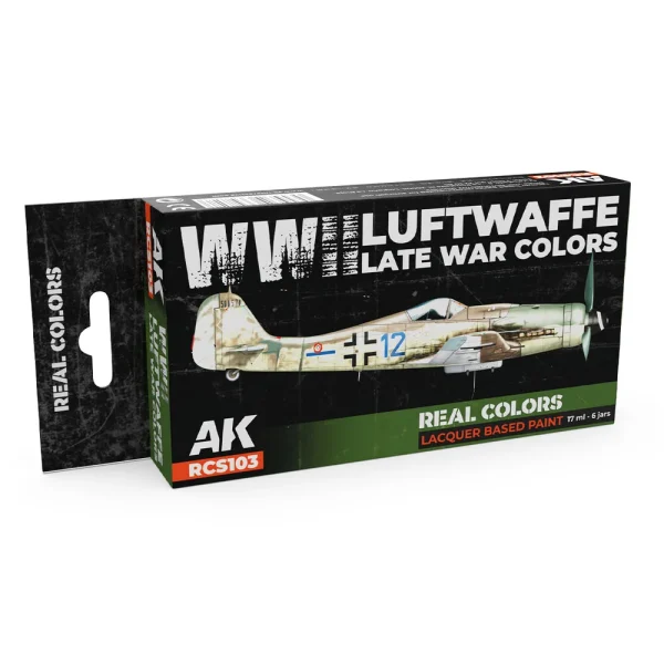 AK Interactive – WWII Luftwaffe Late War Colors SET – RCS103 - AK Interactive - Ludik Vault