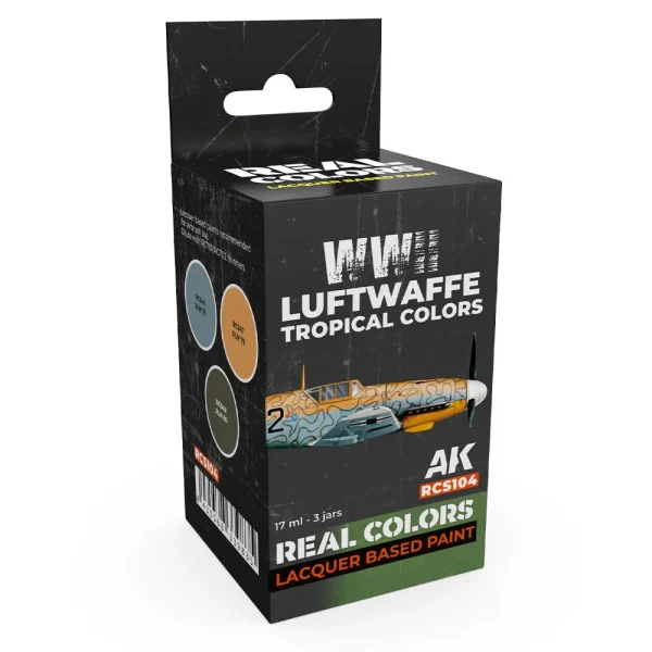 AK Interactive – WWII Luftwaffe Tropical Colors SET – RCS104 - AK Interactive - Ludik Vault