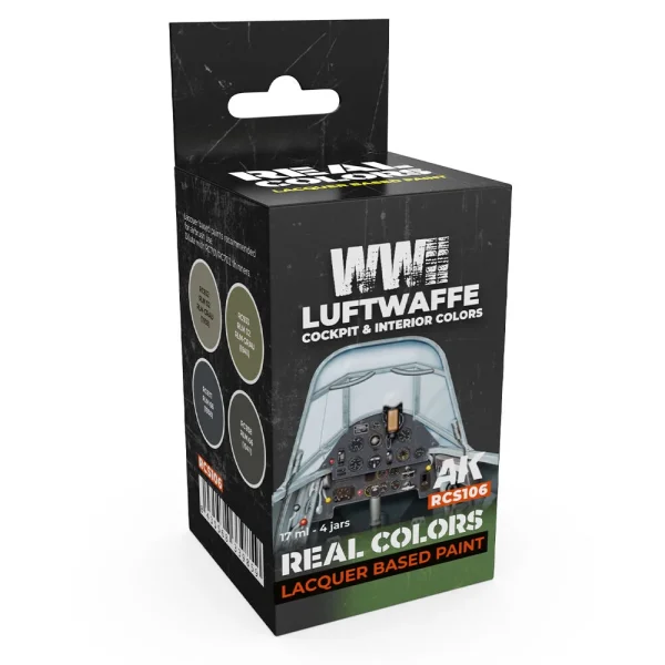 AK Interactive – WWII Luftwaffe Cockpit & Interior Colors SET – RCS106 - AK Interactive - Ludik Vault