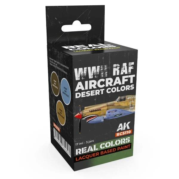 AK Interactive – WWII RAF Aircraft Desert Colors SET – RCS110 - AK Interactive - Ludik Vault