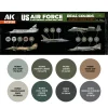 AK Interactive – US Air Force & ANG Aircraft Colors 1960s-1980s SET – RCS120 - AK Interactive - Ludik Vault