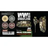 AK Interactive – WWII German Tank Interior Colors SET – RCS126 - AK Interactive - Ludik Vault