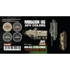 5568340275 AK Interactive – Modern US AFV Colors SET – RCS130 - AK Interactive - Ludik Vault