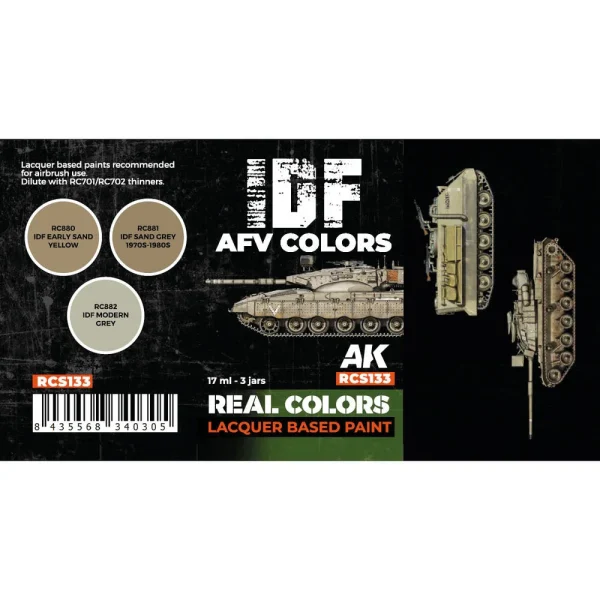 5568340305 AK Interactive – IDF AFV Colors SET – RCS133 - AK Interactive - Ludik Vault