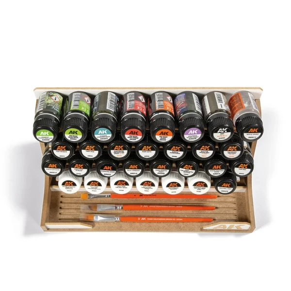 5568340374-4 AK Interactive - MODULAR ORGANIZER 35ml_Capacity for 30 jars - AKORG35