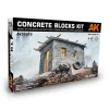5568342422 AK Interactive – CONCRETE BLOCKS KIT 1/35 Scale – AK35019 - AK Interactive - Ludik Vault