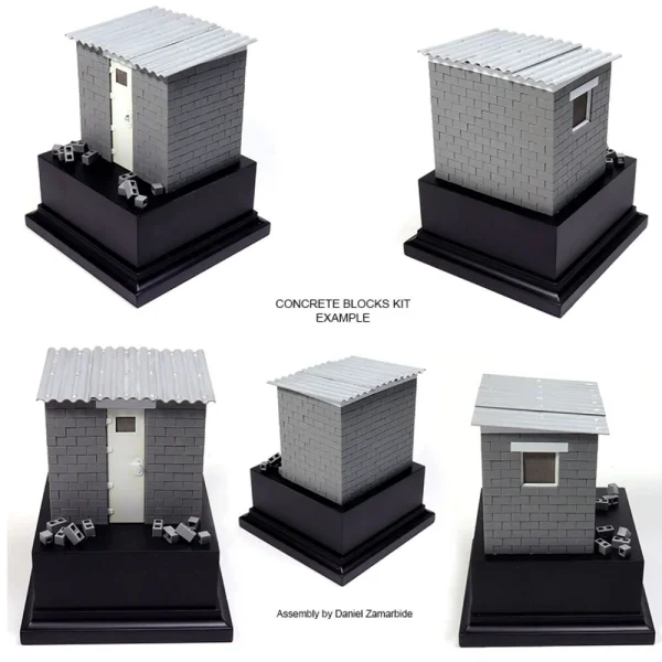 5568342422-4 AK Interactive - CONCRETE BLOCKS KIT 1/35 Scale - AK35019