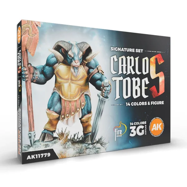 5568342453 AK Interactive – SIGNATURE SET. CARLOS TOBES – 14 COLORS + FIGURE – AK11779 - AK Interactive - Ludik Vault