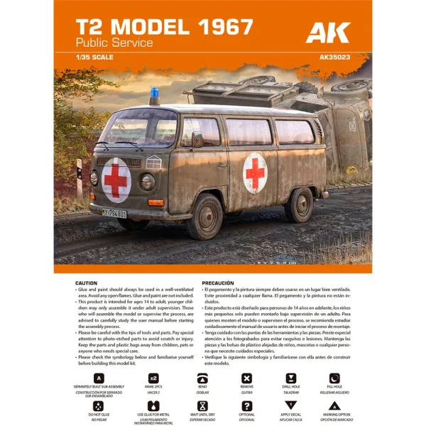 5568343689-7 AK Interactive - T2 MODEL 1967 Public Service - AK35023